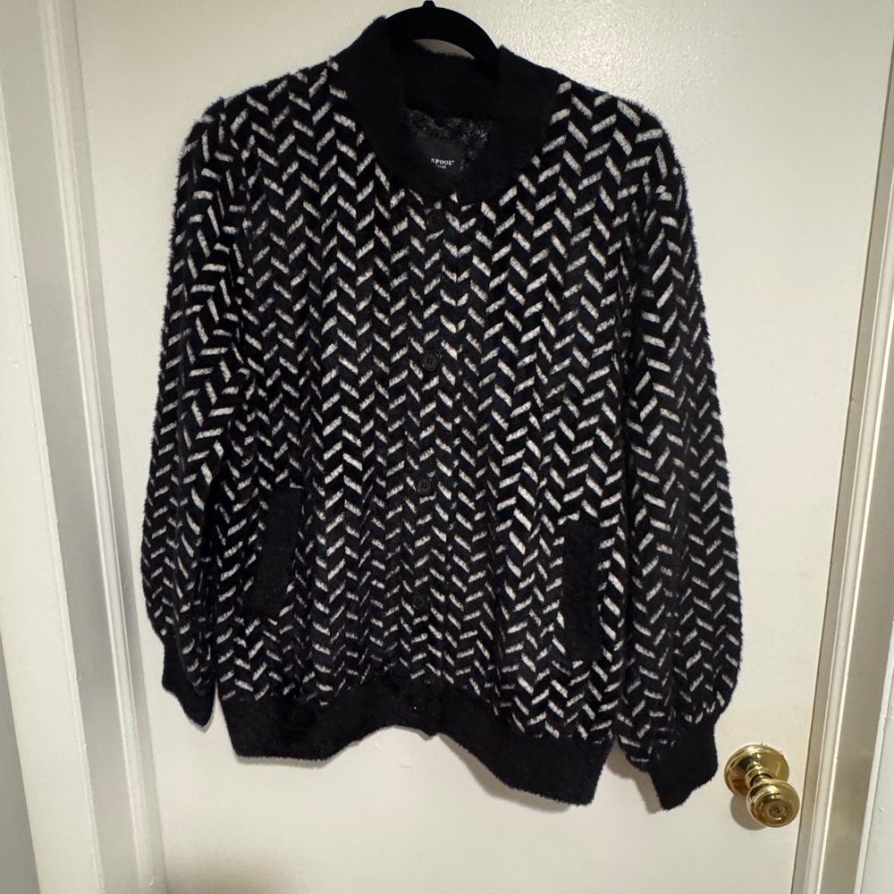 Liverpool Black and White Sweater